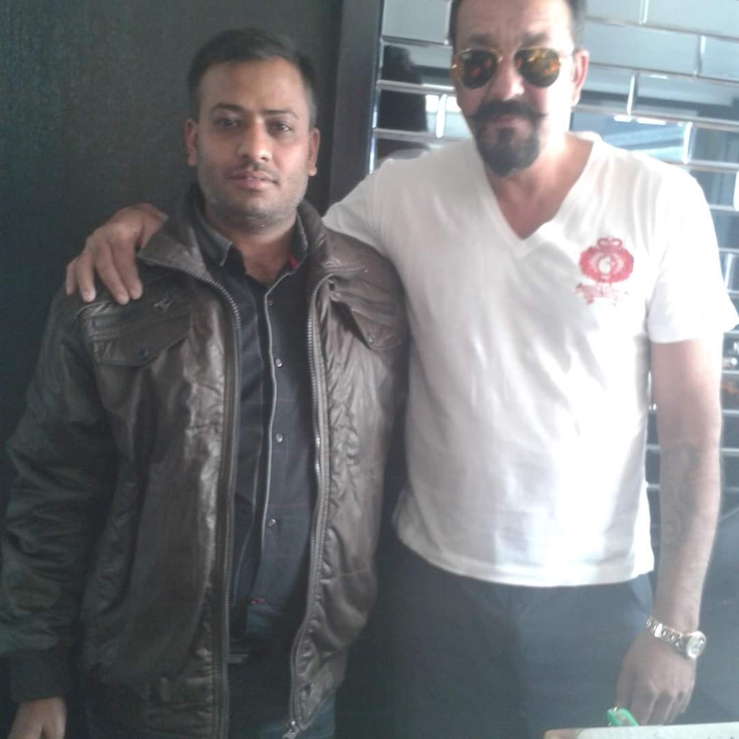 With Sanjay Dutt